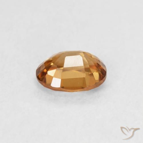 9,17 ctw natürlicher gold-braun Zirkon, Oval, VVS