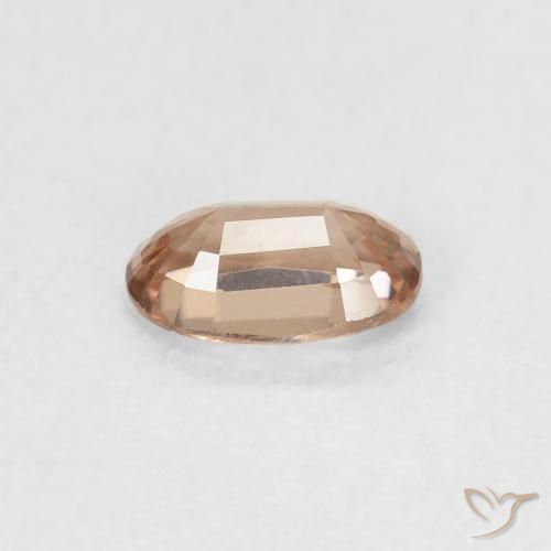 9,17 ctw natürlicher Helles Orangerosa Zirkon, Oval, VVS