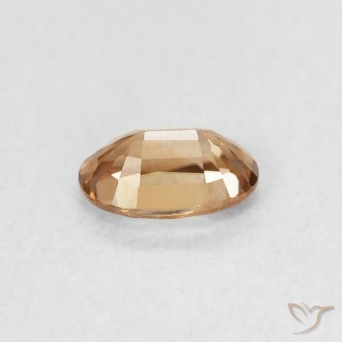 9,17 ctw natürlicher Mittleres Gold Zirkon, Oval, VVS