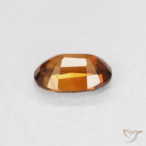 9,17 ctw natürlicher Amber Orange Zirkon, Oval, VVS