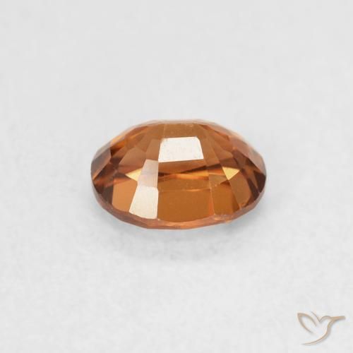 9,17 ctw natürlicher Medium Dark-Orange Zirkon, Oval, VVS