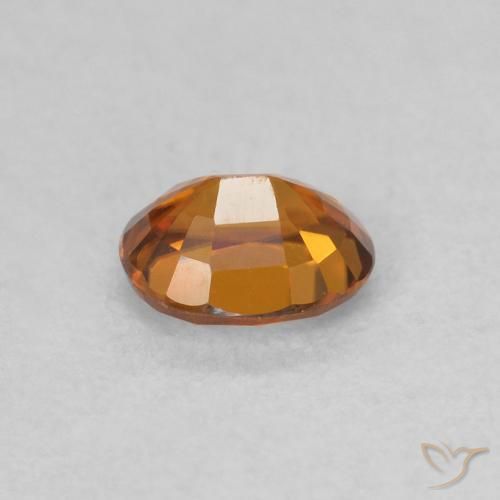 9,17 ctw natürlicher Medium Dark-Orange Zirkon, Oval, VVS