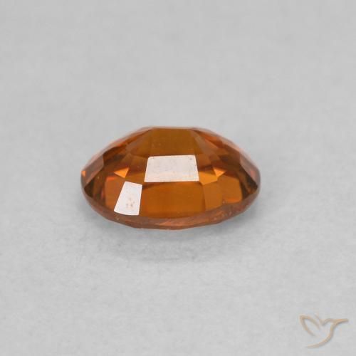 9,17 ctw natürlicher rötlich-orange Zirkon, Oval, VVS