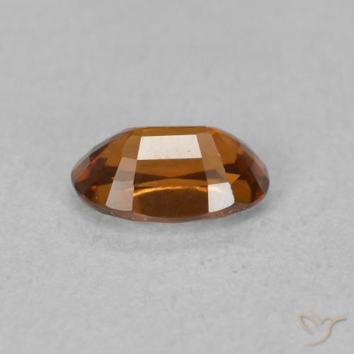 9,17 ctw natürlicher Medium Dark-Orange Zirkon, Oval, VVS