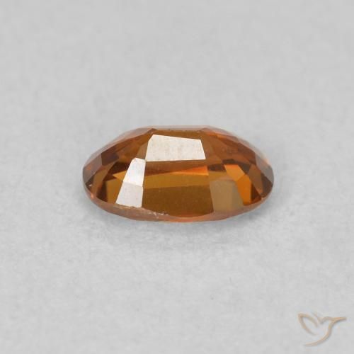 9,17 ctw natürlicher Medium Dark-Orange Zirkon, Oval, VVS