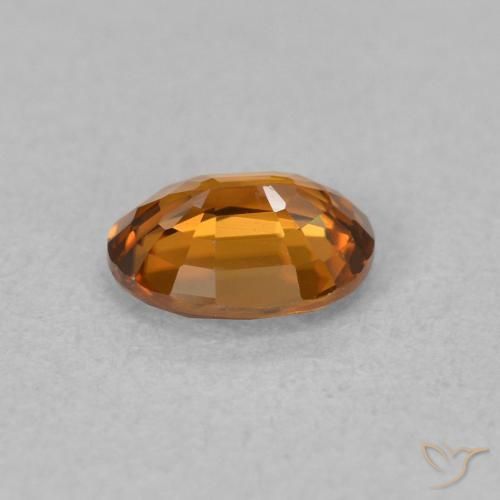 9,17 ctw natürlicher Mittelorange Zirkon, Oval, VVS