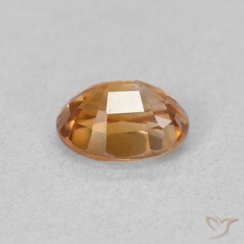 9,17 ctw natürlicher Mittelorange Zirkon, Oval, VVS
