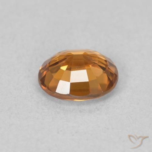 9,17 ctw natürlicher Mittelorange Zirkon, Oval, VVS