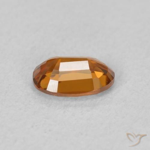 9,17 ctw natürlicher Mittelorange Zirkon, Oval, VVS