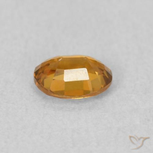 9,17 ctw natürlicher Mittelorange Zirkon, Oval, VVS