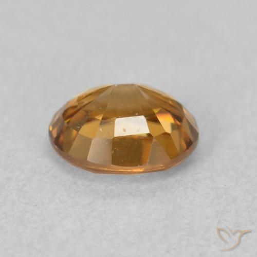 9,17 ctw natürlicher gold-braun Zirkon, Oval, VVS