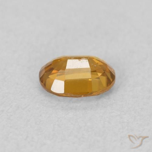 9,17 ctw natürlicher gold-braun Zirkon, Oval, VVS