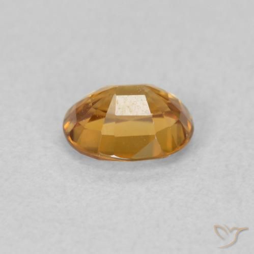 9,17 ctw natürlicher gold-braun Zirkon, Oval, VVS