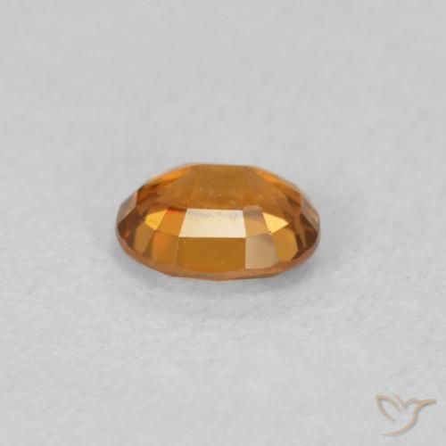 9,17 ctw natürlicher Mittelorange Zirkon, Oval, VVS