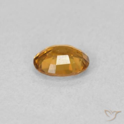 9,17 ctw natürlicher Mittelorange Zirkon, Oval, VVS