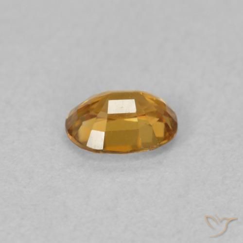 9,17 ctw natürlicher Mittelorange Zirkon, Oval, VVS
