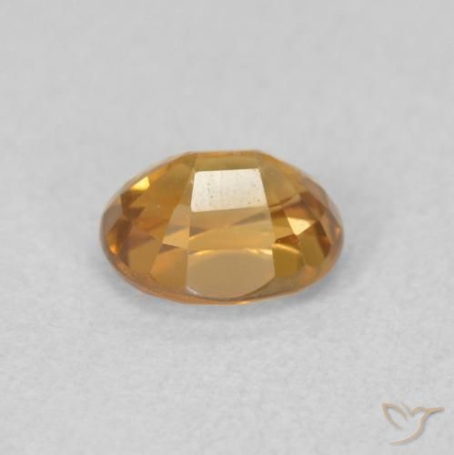 9,17 ctw natürlicher Mittleres Gold Zirkon, Oval, VVS