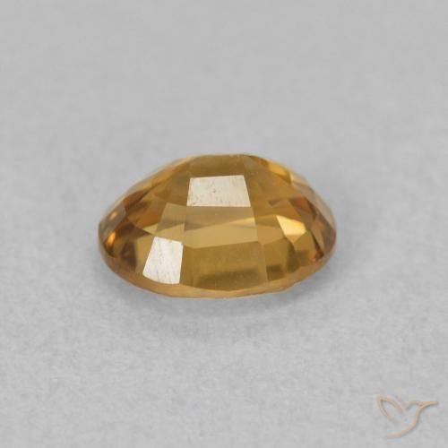 9,17 ctw natürlicher gold-braun Zirkon, Oval, VS