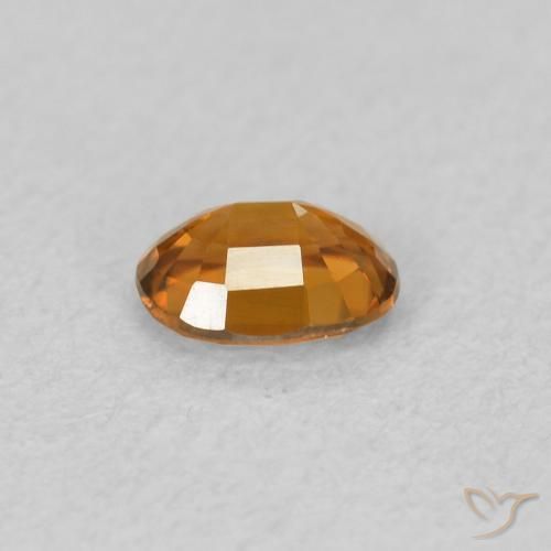 9,17 ctw natürlicher Feuerorange Zirkon, Oval, VVS-VS