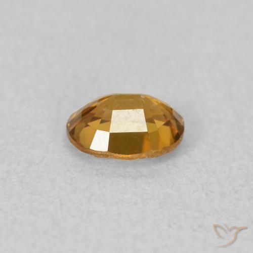 9,17 ctw natürlicher Mittelorange Zirkon, Oval, VVS-VS