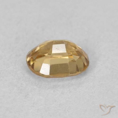 9,17 ctw natürlicher Champagner Zirkon, Oval, VVS