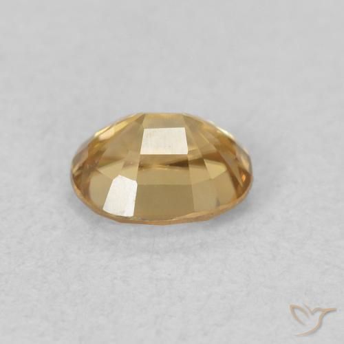 9,17 ctw natürlicher Golden Zirkon, Oval, VVS