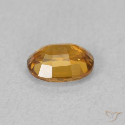 9,17 ctw natürlicher gold-braun Zirkon, Oval, VVS
