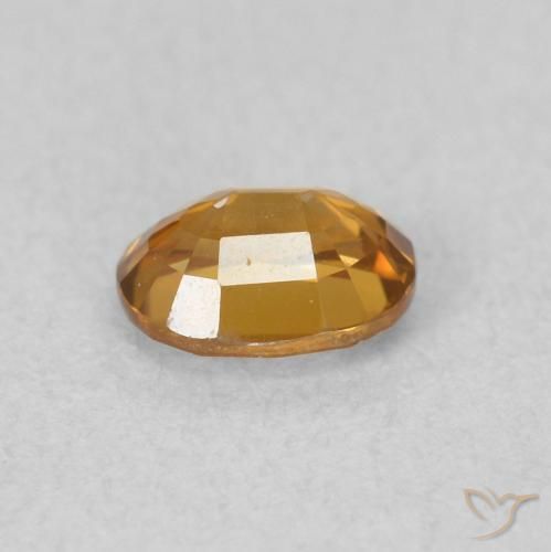 9,17 ctw natürlicher gold-braun Zirkon, Oval, VVS