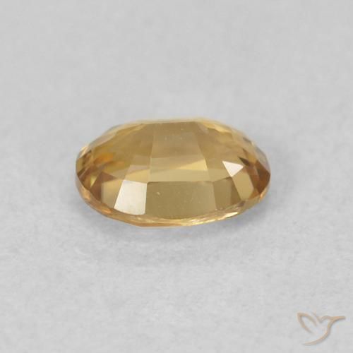 9,17 ctw natürlicher Champagner Zirkon, Oval, VVS