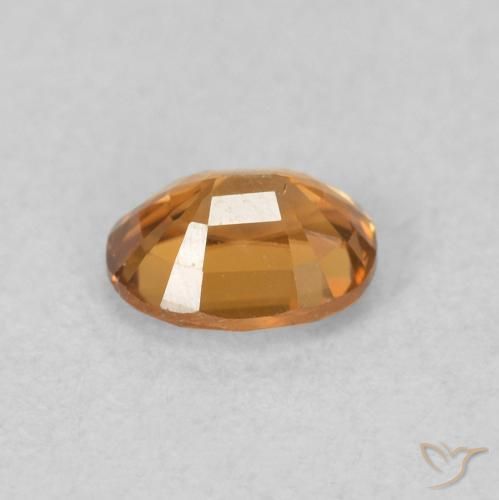 9,17 ctw natürlicher Mittelorange Zirkon, Oval, VVS