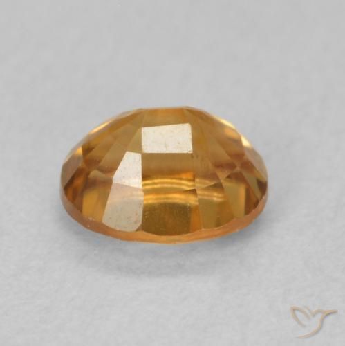 9,17 ctw natürlicher orange-braun Zirkon, Oval, VS