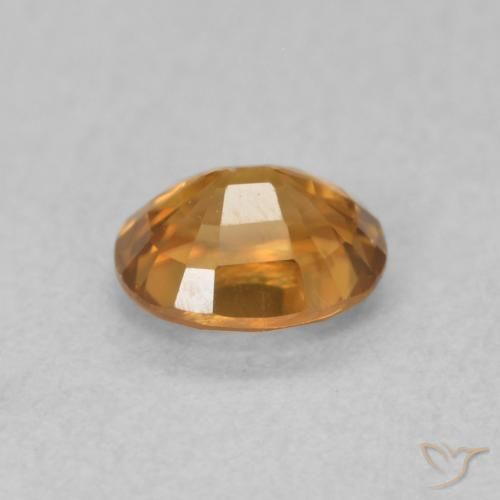 9,17 ctw natürlicher orange-braun Zirkon, Oval, VS