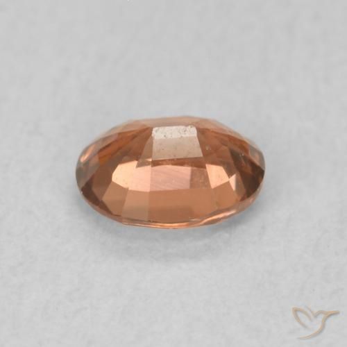 9,17 ctw natürlicher hellorange Zirkon, Oval, VVS-VS