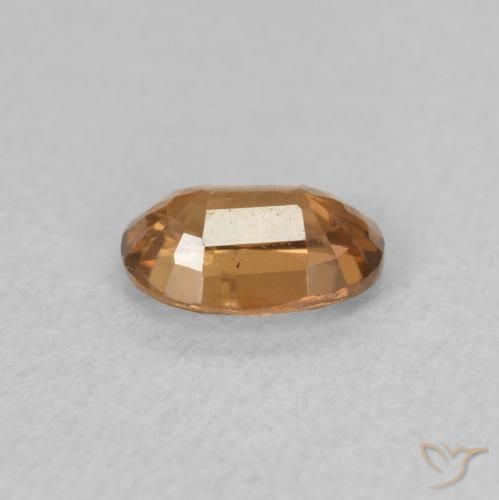 9,17 ctw natürlicher Mittelorange Zirkon, Oval, VVS-VS