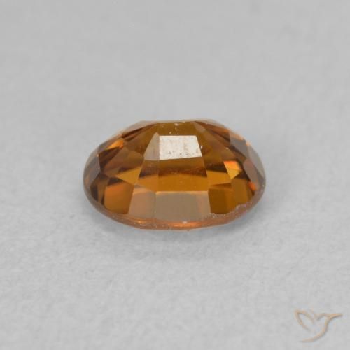 9,17 ctw natürlicher Medium Dark-Orange Zirkon, Oval, VVS