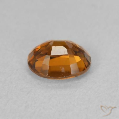 9,17 ctw natürlicher Mittelorange Zirkon, Oval, VVS