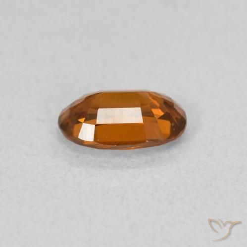 9,17 ctw natürlicher rötlich-orange Zirkon, Oval, VVS