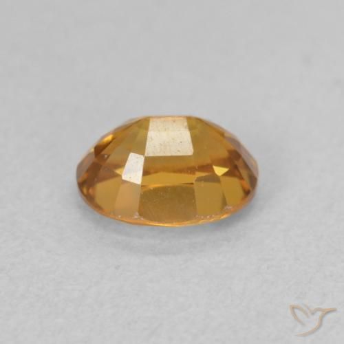 9,17 ctw natürlicher Mittelorange Zirkon, Oval, VVS