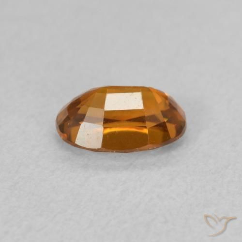9,17 ctw natürlicher Medium Dark-Orange Zirkon, Oval, VVS
