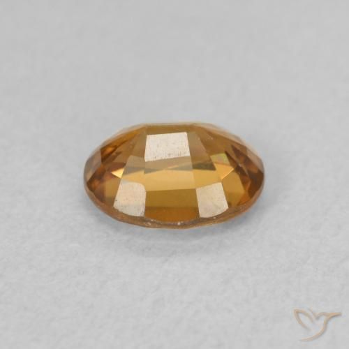 9,17 ctw natürlicher Mittelorange Zirkon, Oval, VVS