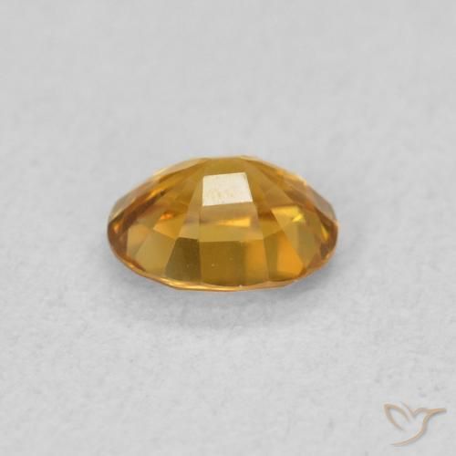 9,17 ctw natürlicher Dunkelgolden Zirkon, Oval, VVS