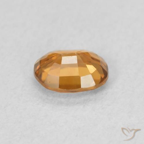 9,17 ctw natürlicher Mittelorange Zirkon, Oval, VVS-VS