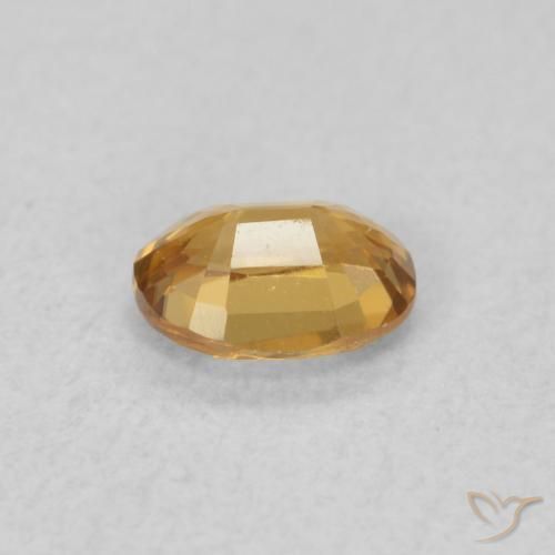 9,17 ctw natürlicher gold-braun Zirkon, Oval, VVS