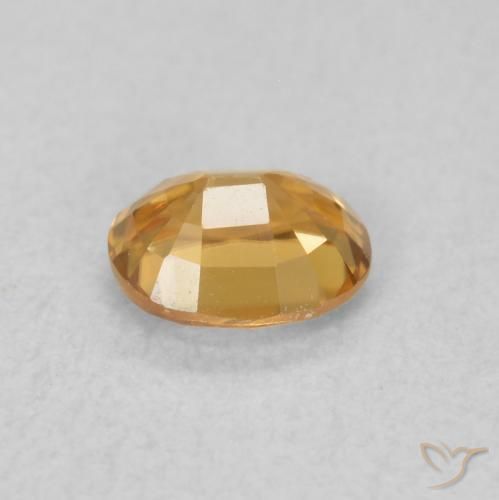 9,17 ctw natürlicher Mittelorange Zirkon, Oval, VVS