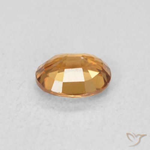 9,17 ctw natürlicher Mittelorange Zirkon, Oval, VVS