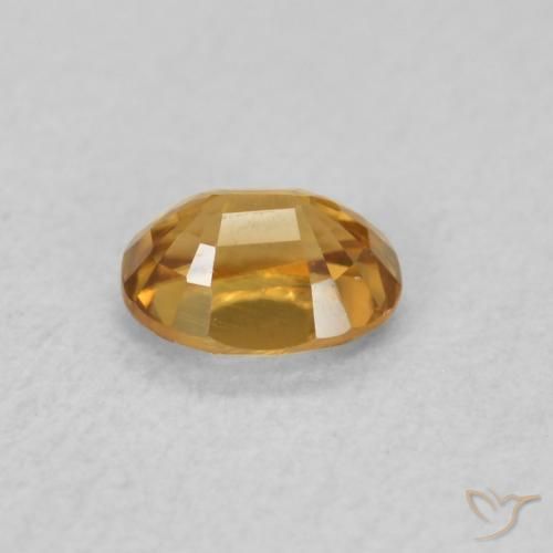 9,17 ctw natürlicher Mittelorange Zirkon, Oval, VVS