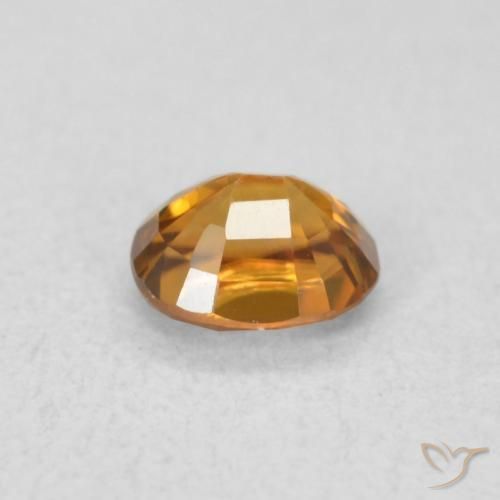 9,17 ctw natürlicher Mittelorange Zirkon, Oval, VVS