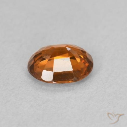 9,17 ctw natürlicher Mittelorange Zirkon, Oval, VVS