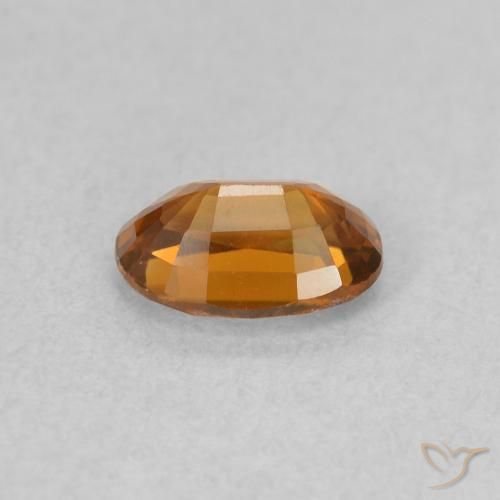9,17 ctw natürlicher Mittelorange Zirkon, Oval, VVS
