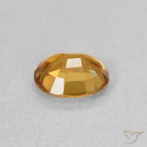 9,17 ctw natürlicher gold-braun Zirkon, Oval, VVS